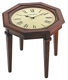 41G2NXS7W7L. SL160  Seth Thomas St. Augustine Parchment Dial Cherry Finish Alder Wood Coffee Table Clock