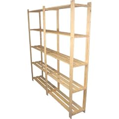 Holzregal Regal Kellerregal 170x170x27,5 cm