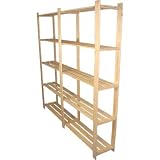 Holzregal Regal Kellerregal 170x170x27,5 cm