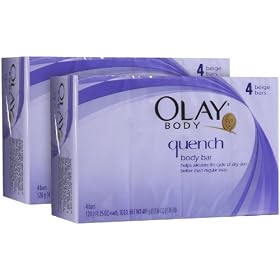 Olay Body Quench Body Bar, 4.25oz Bars, (Pack of 4)