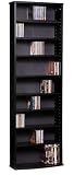 Steady Black Double Wide Media Tower By Ameriwood Furniture