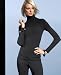 INC International Concepts Petite Sweater, Ribbed Long Sleeve Turtleneck Glamorous Red P/S