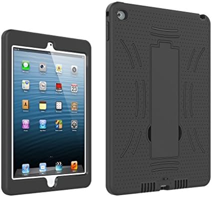iPad 2/3/4 Case, Shockproof iPad 2, iPad 3, iPad 4 Case - Osurce 3 in 1 Hybrid Kickstand Case For iPad 2/3/4 (Black)