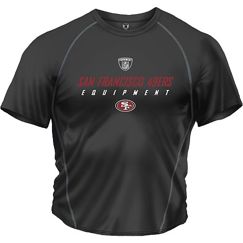 San Fransisco 49ers Black Speedwick Performance T-Shirt