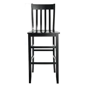 Adams Bar Stool - Soft Black (30") 