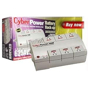 Cyber Power 625VA/325W UPS with AVR ( CPS625AVR )