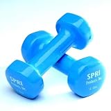 Set of 2 Deluxe Vinyl Dumbbells - 4lb.
