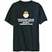 T-Shirt Mens Navy Blue " Confucius says: Chinese food makes Chinese poo! " Countries Large