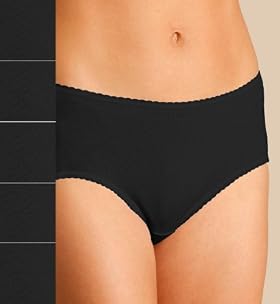 5 Pack Cotton Rich Plain Midi Knickers 5 Pack Cotton Rich Plain Midi Knickers