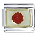 Flag Japan Travel & Italian Charm Bracelet