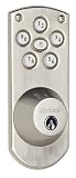 Kwikset 907 15 CP Maximum Security Powerbolt 1000 Electronic Deadbolt, Satin Nickel