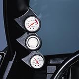 Auto Meter 17205 Black 2-1 16 Triple Pillar for 1998-2002 Dodge Ram with speaker... by Shopzeus