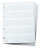 Produkt-Bild: Sigel SO131 Einlagen f&uuml;r Telefon-Ringb&uuml;cher, graublau, f&uuml;r 250 Eintr&auml;ge, 4-Ringlochung, Edelkarton, 185 g, A5, 25 BL