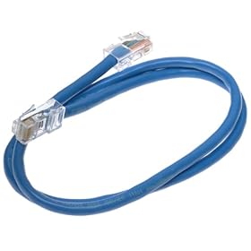 Belkin 2ft 10 100BT RJ45M RJ45M CAT5E Patch Cable (Blue) by Belkin