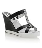 G by GUESS Mayaa Wedge, BLACK (5) 41G2YsIgGSL. SL160 G by GUESS Mayaa Wedge, BLACK (5)