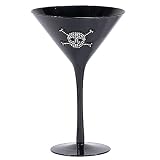 Boston Warehouse Bone Collector Rhinestone Martini Glass