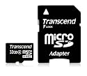 Transcend 32 GB Class 4 microSDHC Flash Memory Card TS32GUSDHC4