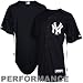 MLB Men's New York Yankees Short Sleeve Authentic Button Front Home Cool Base Batting Practice Jerse