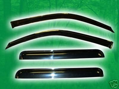 Window Visor Vent Shade - GMC Envoy (NOT EXT, Regular Wheel Base with rear window 22 1/2 inch long only) 02-08
