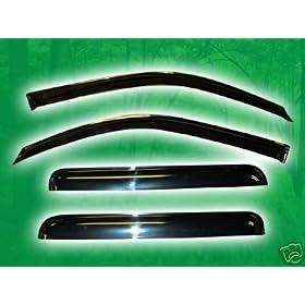 Window Visor Vent Shade - GMC Envoy (NOT EXT, Regular Wheel Base with rear window 22 1/2 inch long only) 02-08