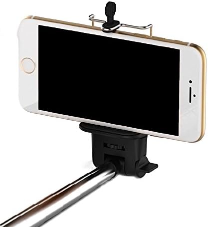 Selfie Stick Expandable Portrait Monopod for all iPhone's, Samsung Galaxy's, Notes and Cameras with 1/4 Inch Screw Hole, (No Batteries or Charging Needed Just Download SNAPI App and Go!)