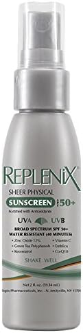 Replenix Sheer Physical Sunscreen Cream SPF 50 + - 2 oz Spray