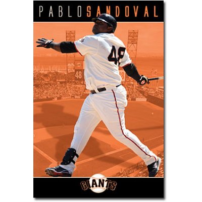 Pablo Sandoval San Francisco Giants 22X34 4886 Poster Print, 22x34