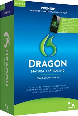 Dragon NaturallySpeaking Premium v11.5 (Micro-casque inclus)