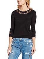 Yumi Jersey Embroidered (Negro)