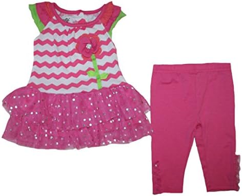 Nanette Baby Girls' 2pc Tunic and Leggings Set (18 Months)