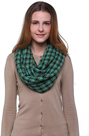 Scarfand's Mixed Infinity Brick Scarf (Checker Mint)