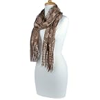 Tan Butterfly Scarf