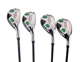 New Nickent 4DX Hybrids #2 #3 #4 #5 RH w/ Stiff Flex Grafalloy Shafts