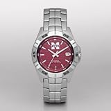NCAA Mississippi State Bulldogs Men's Round Dial Watch