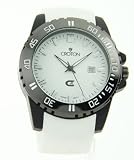 Croton Mens Sports Quartz Date White Rubber Strap montre CX328010WSWH