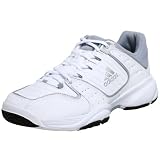 adidas Men's Ambition Logo IV M Tennis Shoe,White/Silver/Black,14.5 M US