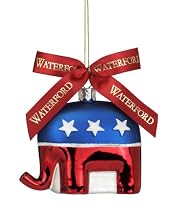 Waterford Holiday Heirlooms Republican Elephant, Christmas Ornament