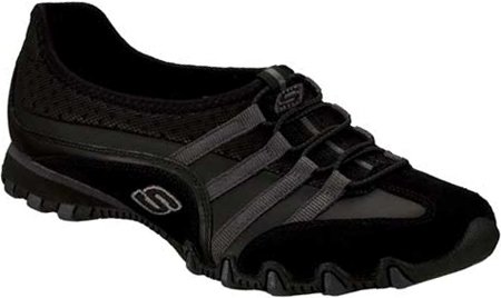 Skechers Women's Point Blank Sneaker,Black,5.5 M US