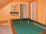 WALL STICKER MURAL VINYL NBA Memphis Grizzlies 002