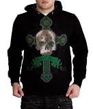 Zoom Produkt-Bild: Rusty Neal Herren Sweatshirt Kapuzensweatshirt Clubwear Hoodie by Clubwear Jeans Star MOD 1699 D.G S M L XL XXL