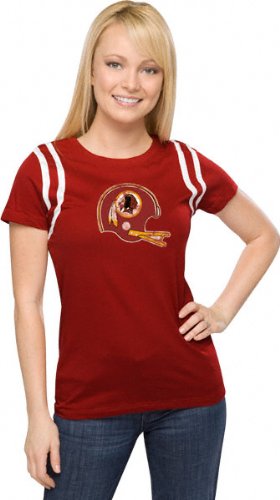 Washington Redskins Women's Vintage Helmet Tee, Small