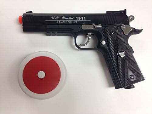 Red Dot 1911 Tactical Training Pistol with Real Feel Blowback