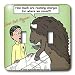 Londons Times Funny Animals Cartoons - Where Cell Phones and Buffalos Roam - Light Sw...