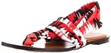 ALL BLACK Women's Bandanna Prints Slingback Sandal