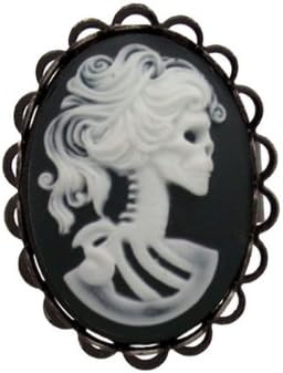 White Zombie Cameo Adjustable Ring