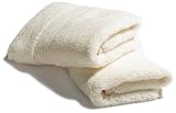 Pinzon Hydro-Cotton 2-Pack Washcloths, Cream