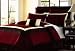 8 PC. CLASSIC SUPER BED IN A BAG COMFORTER SET W/ MATCHING PILLOWS