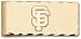 San Francisco Giants Gold Plated Brass Money Clip
