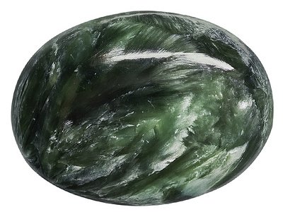 16X12MM OVAL SERAPHINITE