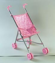Corolle Nursery Floral Print Umbrella Stroller - 22" x 19" x 11"
